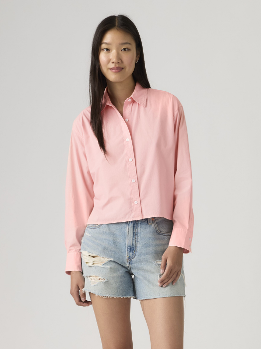 Levi's Женская Рубашка Светло-Розовая Regular [4]