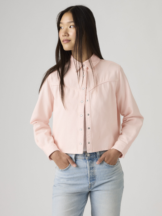 Levi's Camasa Roz Deschis Regular Femei [3]