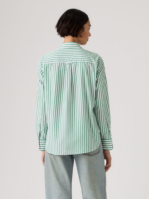 Levi's Женская Рубашка Зелёная Relaxed [4]