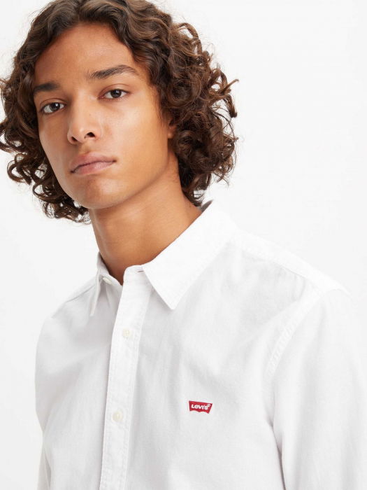 Levi's Мужская Рубашка Белая Slim [3]