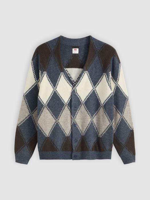 Levi's Кардиган Albastru/Alb Relaxed [6]