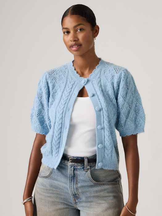 Levi's Женский Кардиган Синий Regular [3]