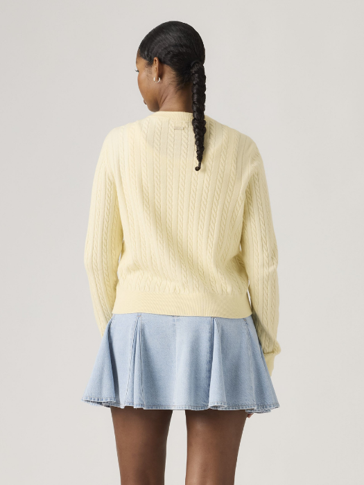 Levi's Cardigan Crem Standart Femei [4]