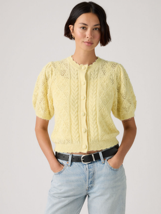 Levi's Женский Кардиган Жёлтый Regular [3]