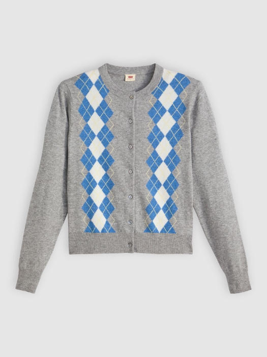 Levi's Cardigan Gri Deschis Relaxed Femei [6]