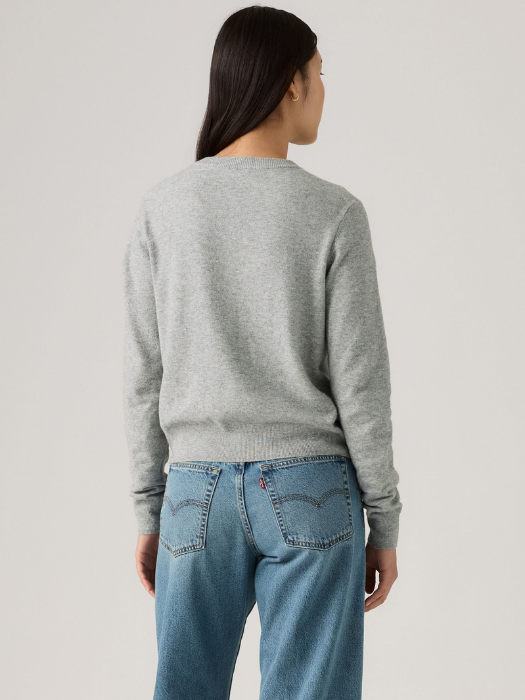 Levi's Cardigan Gri Deschis Relaxed Femei [4]