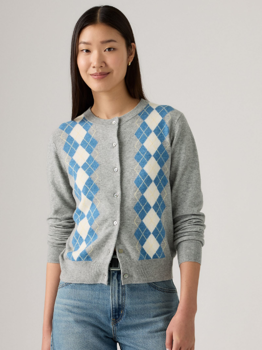 Levi's Cardigan Gri Deschis Relaxed Femei [2]