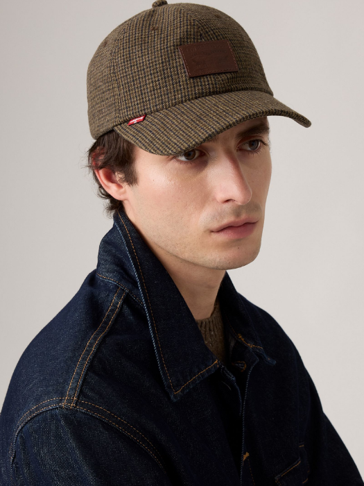 Levi's Мужская Кепка Коричневая  [1]