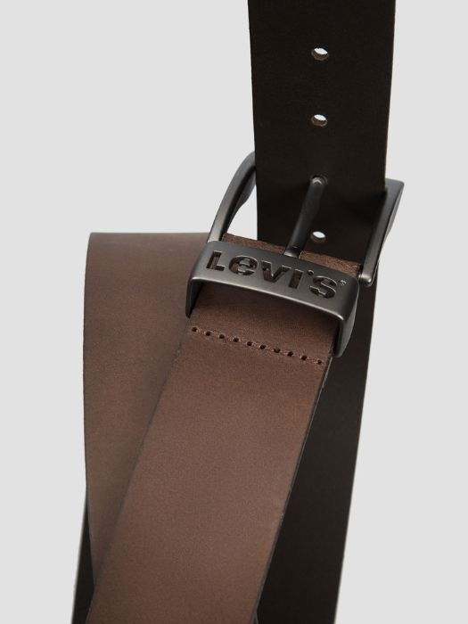 Levi's Мужской Ремень Темно-Коричневый  [3]