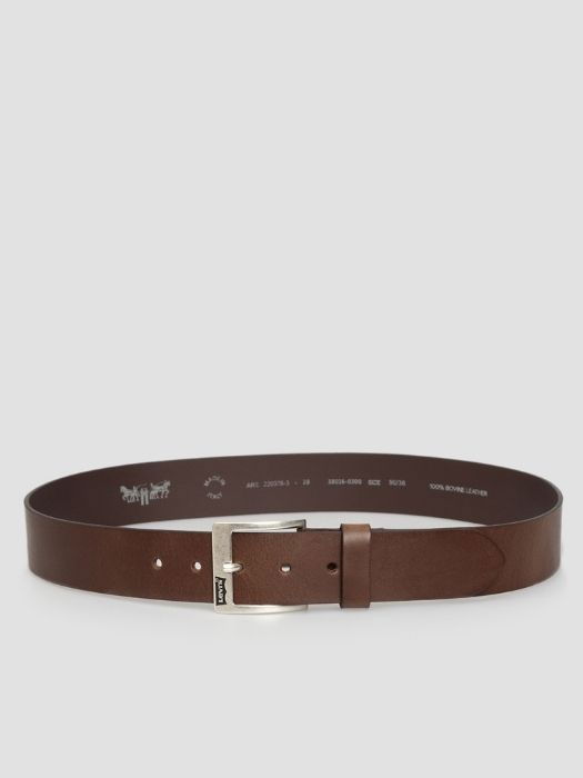 Levi's Мужской Ремень Коричневый  [2]