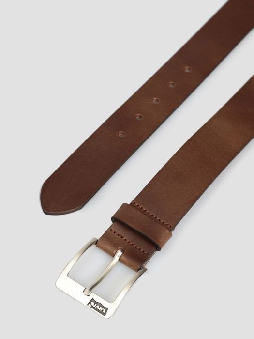 Levi's Мужской Ремень Коричневый  [4]