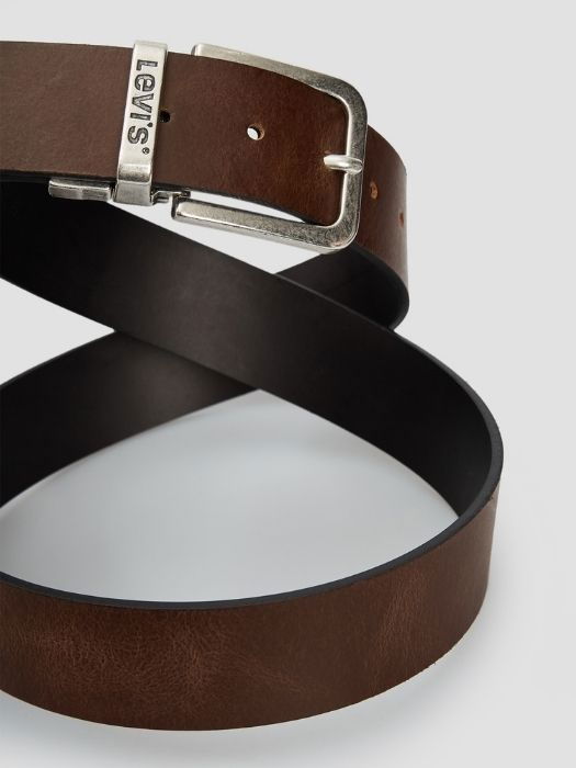 Levi's Мужской Ремень Коричневый  [3]