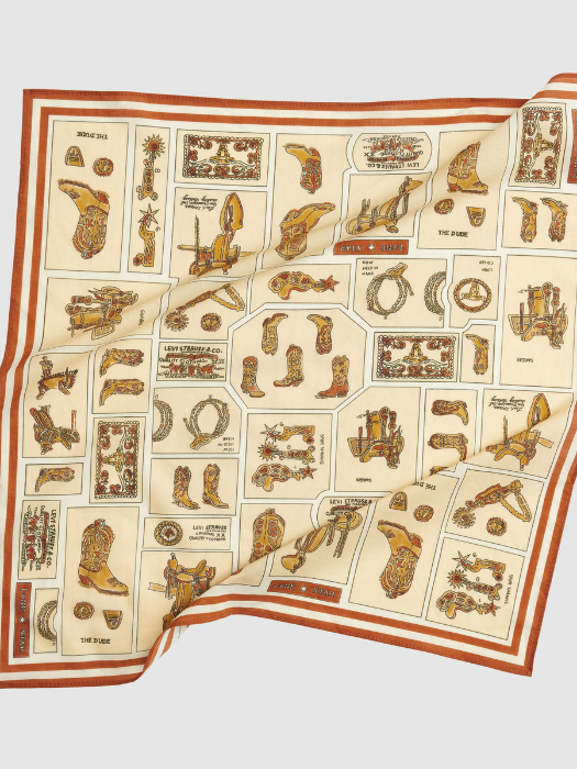 Levi's Мужской Шарф Бежевый  [4]