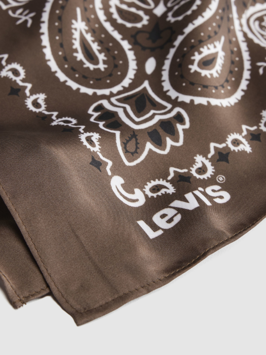 Levi's Мужской Шарф Коричневый  [4]