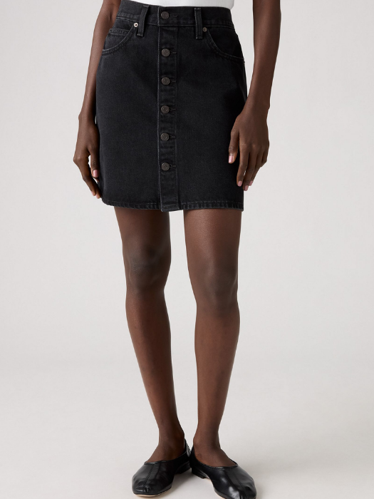 Levi's Fusta Gri Inchis Mid Rise Femei [5]