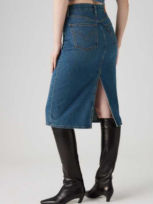 Levi's Fusta Navy Hight Rise Femei [5]