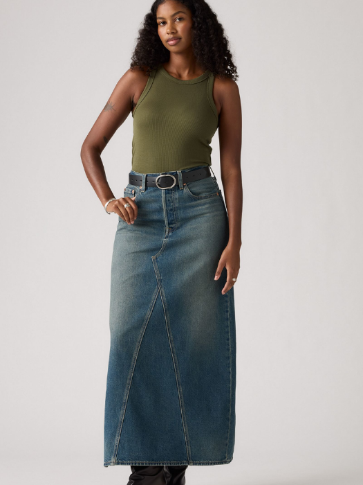 Levi's Fusta Navy  Femei [3]