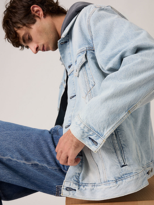 Levi's Мужская Куртка Синяя Relaxed [4]