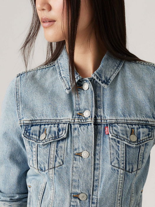 Levi's Geaca Albastra Deschisa Slim Femei [6]