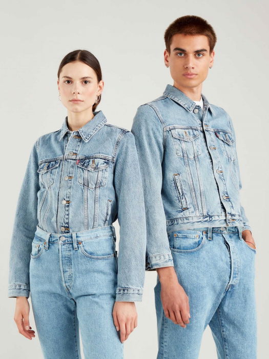 Levi's Женская Куртка Светло-Синяя Slim [3]