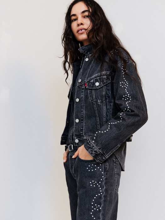 Levi's Sacou Gri Inchis Slim Femei [7]