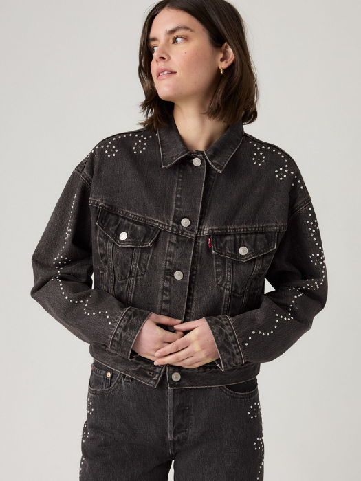 Levi's Sacou Gri Inchis Slim Femei [2]