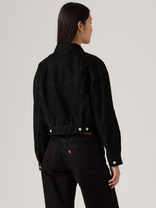 Levi's Sacou Negru Slim Femei [3]