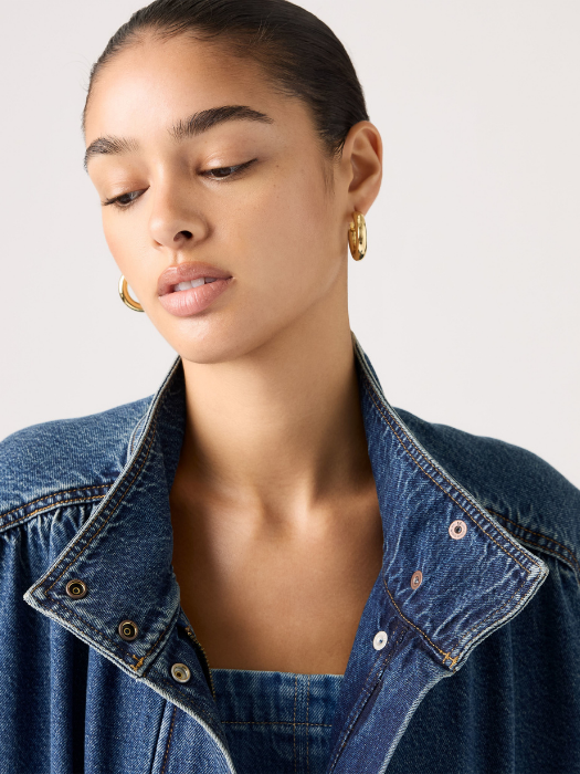 Levi's Женская Куртка Синяя Loose [4]