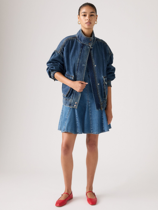 Levi's Женская Куртка Синяя Loose [2]