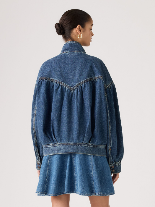 Levi's Женская Куртка Синяя Loose [5]