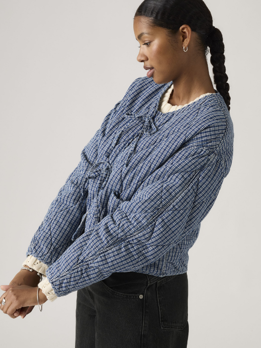 Levi's Geaca Albastra Relaxed Femei [3]