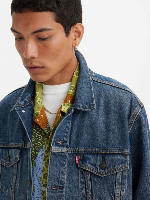 Levi's Мужская Куртка Синяя Standard [3]