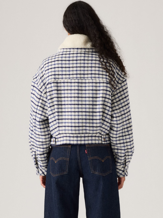 Levi's Geaca Gri/Albastru Slim Femei [2]