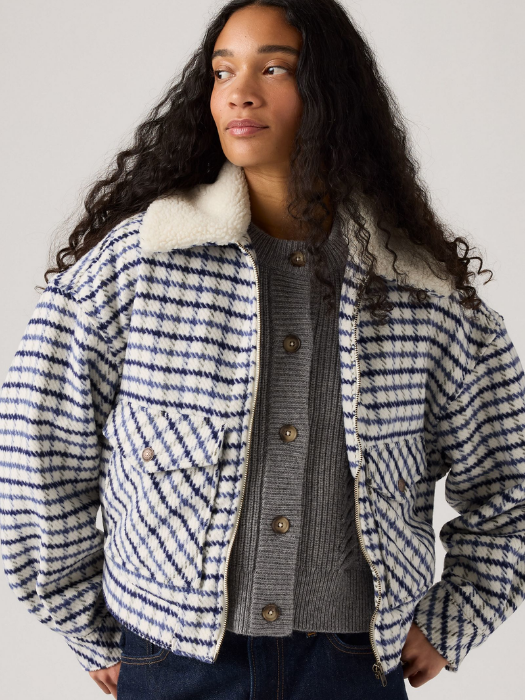 Levi's Женская Куртка Белая Slim [3]