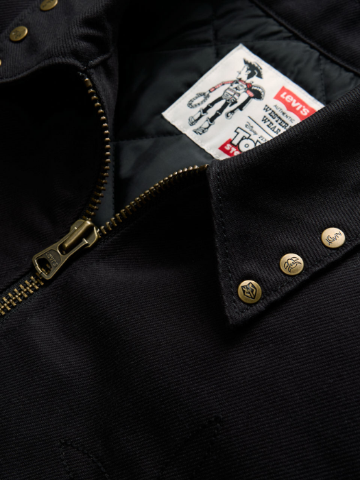 Levi's Мужская Куртка Чёрная Regular [7]