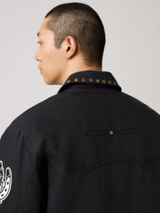 Levi's Мужская Куртка Чёрная Regular [3]