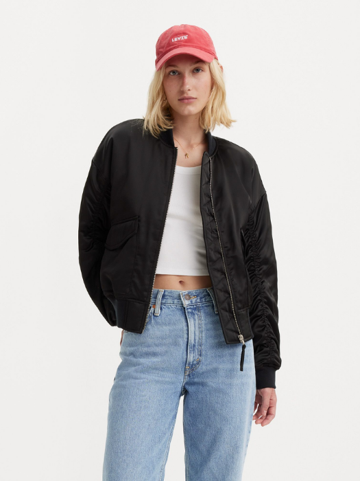 Levi's Geaca Neagra Regular Femei [1]