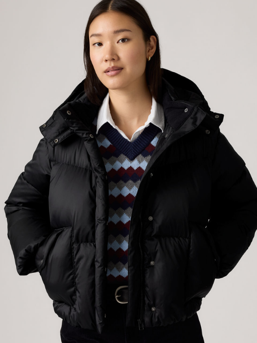 Levi's Geaca de Iarna Neagra Regular Femei [2]