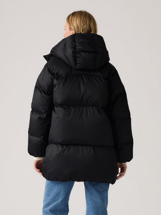 Levi's Женская зимняя куртка Чёрная Regular [4]