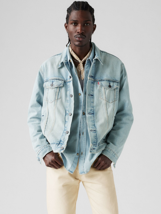 Levi's Мужская Куртка Светло-Синяя Regular [1]