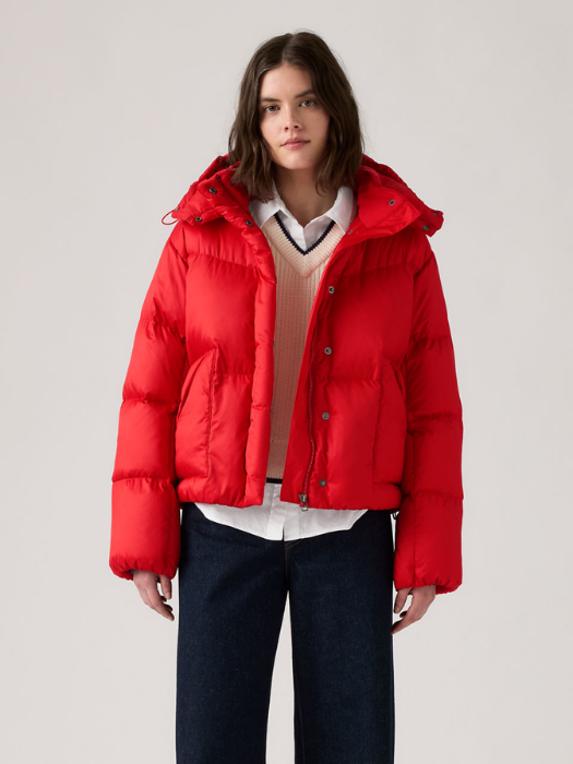 Levi's Женская зимняя куртка Красная Regular [1]