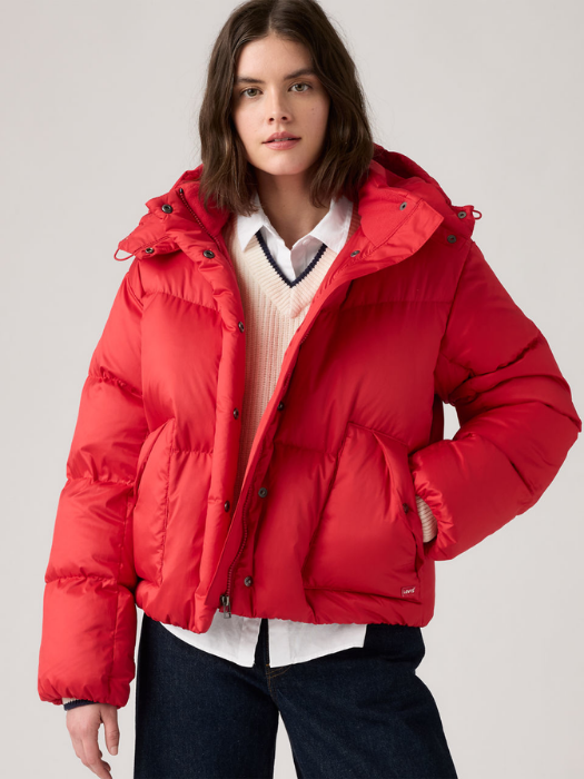 Levi's Женская зимняя куртка Красная Regular [2]