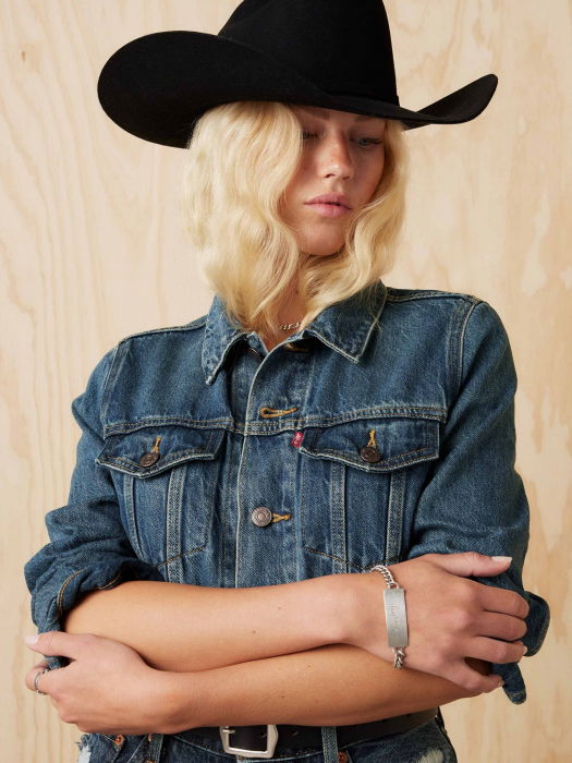 Levi's Geaca Albastra Regular Femei [3]