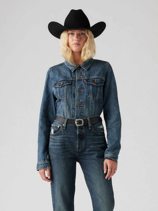 Levi's Женская Куртка Синяя Regular [1]