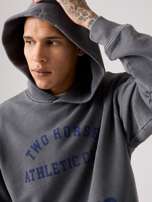 Levi's Мужская Толстовка Тёмная Серая Relaxed [4]