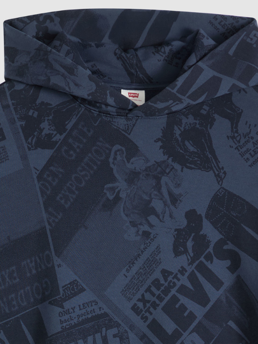 Levi's Мужская Толстовка Темно-Синяя Relaxed [5]