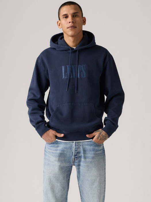 Levi's Толстовка Navy Relaxed [1]