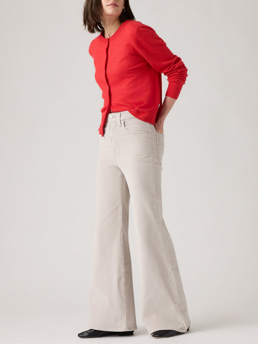 Levi's Pantaloni Bej Ribcage Femei [5]