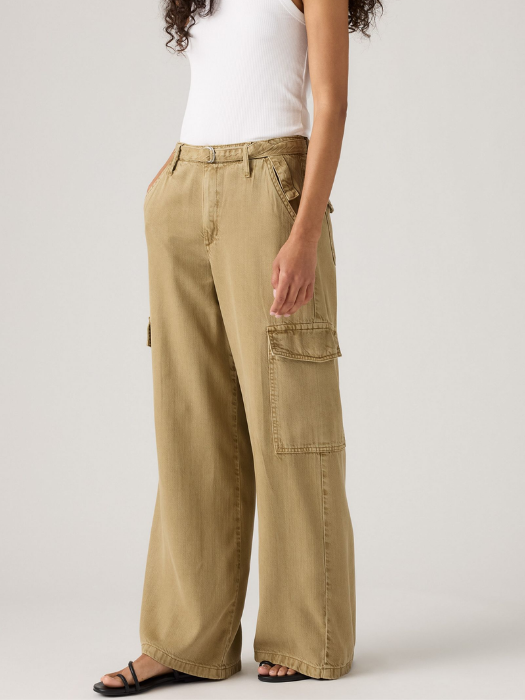 Levi's Pantaloni Bej Baggy Femei - 469 Lei [2]
