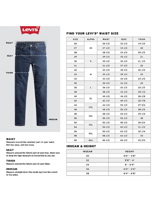 Levi's Мужские Брюки Чёрные Straight [2]